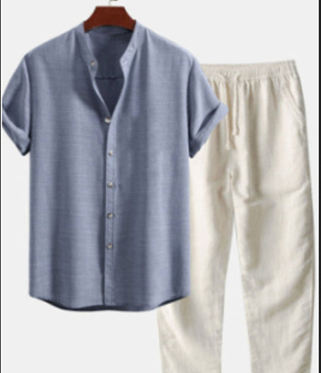 Men's Fashion Shirt Slim Fit Suit