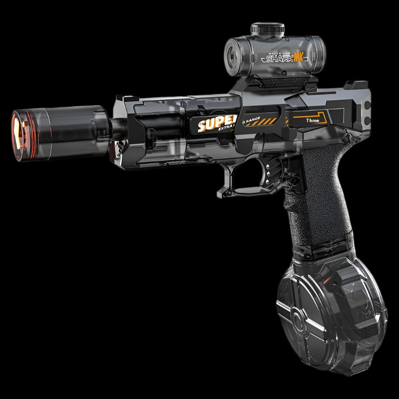 LED Lights Electric Water Guns Children Simulated Shooting Recoil Powerful Automatic Water Spray Gun Kids Summer Outdoor Toys