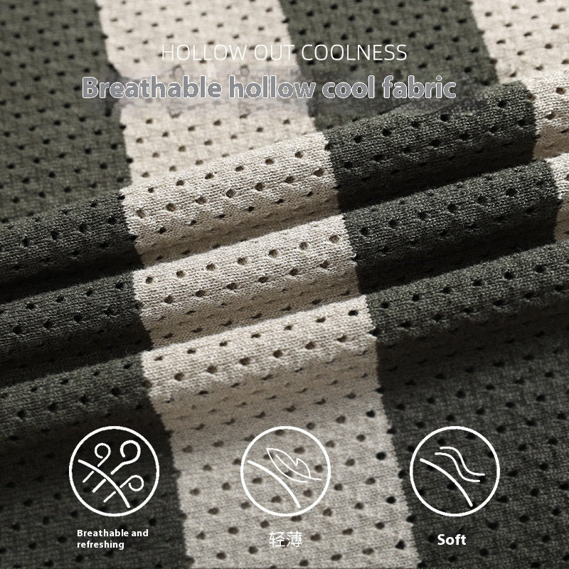 Ice Silk Sweater Short Sleeve Summer Men's